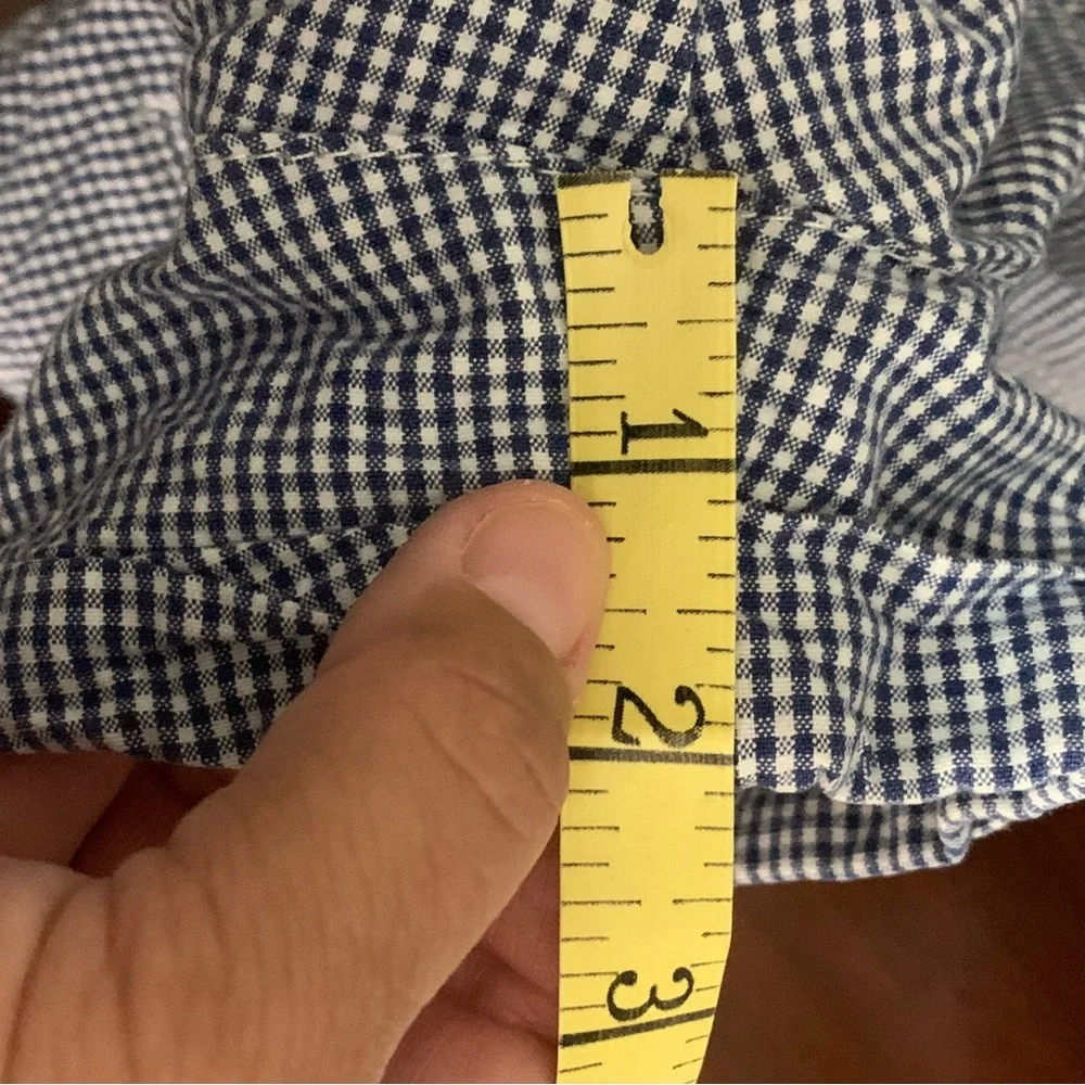 Abercrombie & Fitch Checkered Shortie Shorts - Picture 12 of 12